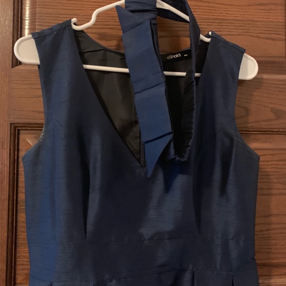 Navy blue midi dress - Picture 5 of 6